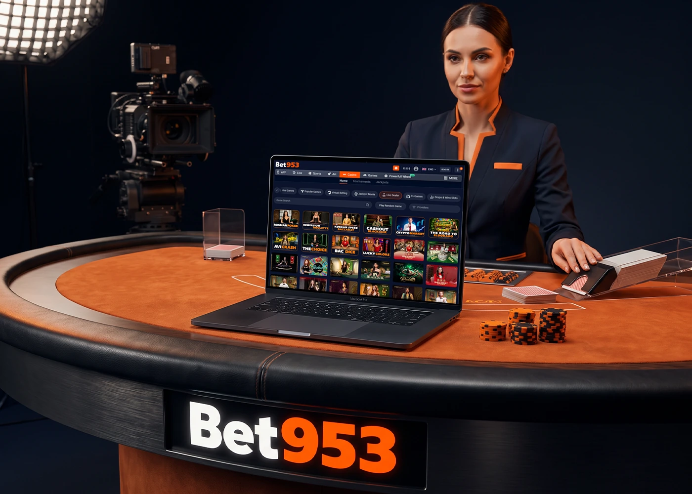 BET953 live dealer tables